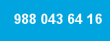 988 043 64 16 988 043 64 16